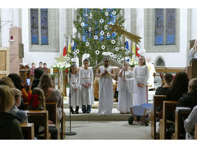 Kinderchristmette mit Krippenspiel (© Karl-Franz Thiede)